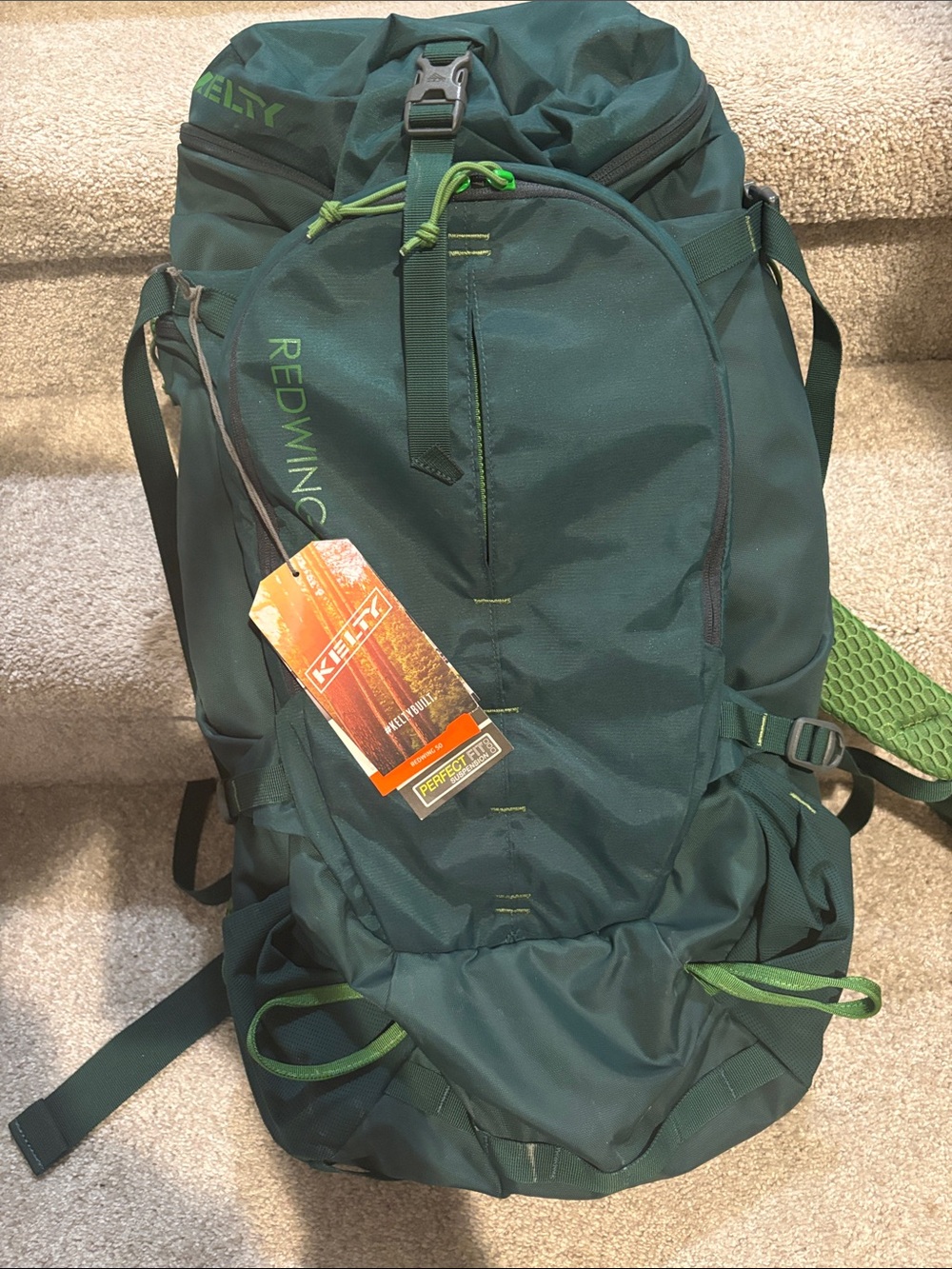 NWT Kelty Redwing Men's Dark Green Backpack